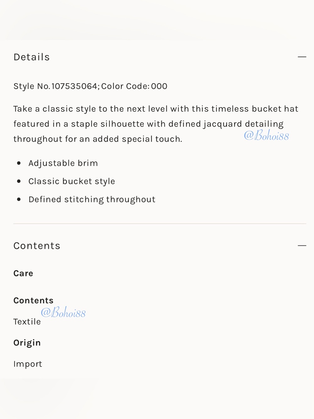 NWT Free People Around Town Embroidered Bucket Hat - Picture 5 of 6